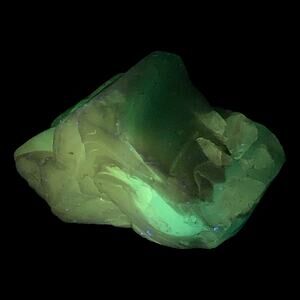 Sapphire Blue Milk Glass Art Glass‎ Cullet Glowing Manganese #4GX108